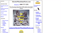 Desktop Screenshot of electricwheelchairparts.com